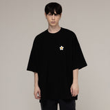 フラワー ドット オーバーサイズ フィット ショート スリーブ Tシャツ /  Flower Dots Oversized Fit Short-Sleeved T-Shirt