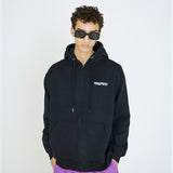 Basic Logo Zip-up Hoodie (3color) (6675318734966)
