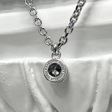 バレット バック ネックレス / Bullet Back Necklace_silver