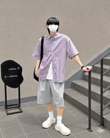 ピンタックハーフスラックス / Pintuck Half Slacks