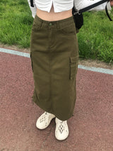 グロウストリングカーゴスカート