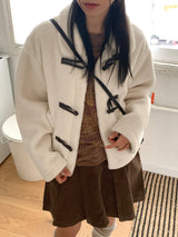 Shitao Mustang Collar Tteokbokki Short Coat