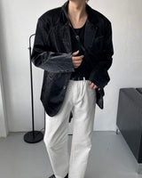 ヴァイパーレザーブレーザー / OWN Viper Leather Blazer (2 colors)