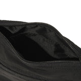 POCKET STRING NYLON MINI CROSS BAG [BLACK]