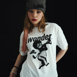 モノパンクエンジェルオーバーフィットTシャツ