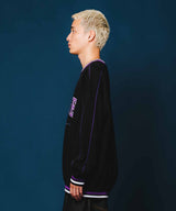 パイピングVネックスウェット / PIPING V NECK SWEAT