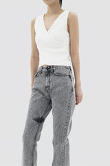 グレーデニムブーツカットパンツ / no.0027 Gray Denim Bootcut Pants