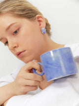 Daily Artistic Gold earring_S(Blue) (6642408554614)