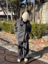 Zelda double pea coat