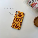 プレッツェル スマートフォンケース/Pretzel (Galaxy) Glossy Hard Case