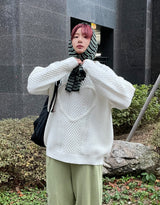 Heart knit /  overfit knit