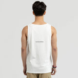 アイスクリームプリントスリーブレスTシャツ / ICE CREAM PRINTING SLEEVLESS T-WHITE