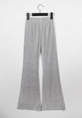 ベルベット ブーツカット トレーニングパンツ / Velvet Boot Cut Training Pants (4color)