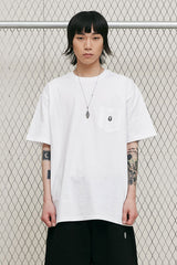 U LOGO POCKET TEE [WHITE] (6552892276854)
