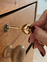 Knock heart key ring