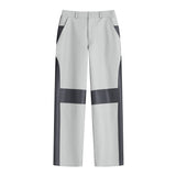 レーサーレザーパンツ / Racer Leather Pants (Gray)
