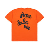 エンボシングスクリプトロゴショートスリーブTシャツ ORANGE