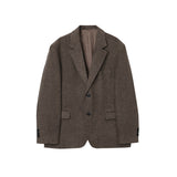(WOOL 30%) コナヘリンボーンクラシックブレザー