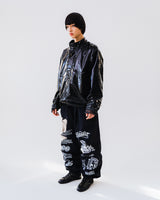 エナメルジャケット/BSR2223FWJK061 WD ENM JACKET ENAMEL BLACK