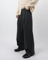 ツイルヘビーナッピングワイドスラックス / twill heavy napping wide slacks 2color
