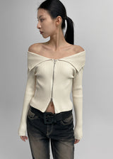 [MADE] Zenda Two Way Off Shoulder Knit