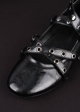STUD FLAT SHOES
