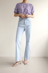 アンジェラジーンズ / ANJELA JEANS / LONG STRAIGHT DENIM PANTS