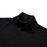 ハリスシルキータートルネックロングスリーブ / harris silky turtle neck long sleeve black