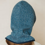 フリースボタンフードウェア/FLEECE BUTTON HOODWEAR_BLUE