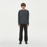 CASHLIKE ROUND NECK KNIT_CHARCOAL (6612839989366)