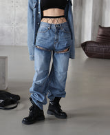 Bart thigh-cutting jeans