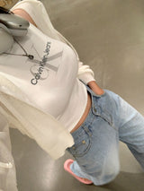 アクアデニムワイドパンツ
