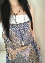 ボヘミアンヒッピーレイヤードドレス / Bohemian hippie layered dress