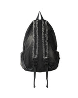 ウォッシュドデニムタートルバックパック / Washed Denim Turtle Backpack (Black)