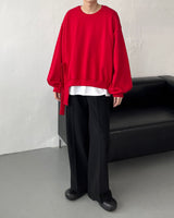 サイドスリットスウェットシャツ / NB Side slit sweatshirt (2 colors)