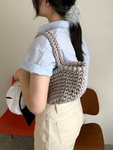 バスケットバッグ/basket bag (gray)