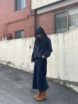 Remember corduroy long skirt 