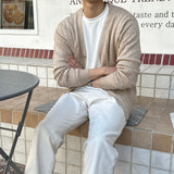 LMN Y-neck Cable Cardigan (9 colors)