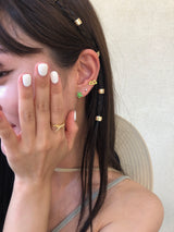 Teeny ribbon ring (Gold) 