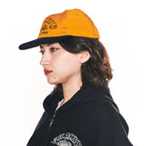 ウェア―ドセミサイクルコーデュロイフラットブリムキャップ/WEIRD SEMICIRCLE CORDUROY FLAT BRIM CAP (YELLOW)