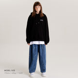 オーバーサイズパーカー / Over-sized Lettering Hoodie (4595382288502)