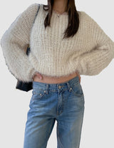 ププクロップニット / Pupu Crop Knit (5color)