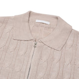 jermi two way zipper kara knit
