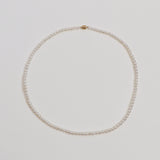 14K ゴールドフィルド 4mm パールネックレス/14K goldfilled 4mm pearl necklace (swarovski pearl)