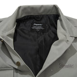 ロゴカラーコットンベーシックジャケット/BSR2223FWJK063 LOGO COLLAR COTTON BASIC JACKET GRAY