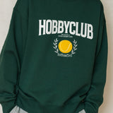 テニスボールスウェットシャツ/TENNIS BALL SWEATSHIRT_GREEN