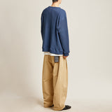 ワイドフィットワンタックパンツ/DAMP WIDE FIT ONE TUCK PANTS_BEIGE