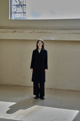 タックツイルパンツ/TUCK TWILL PANTS_BLACK