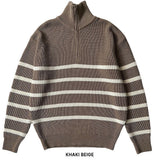 ASCLO Over Border Half Zip Up Knit (4color)
