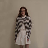 Cream Cancan Mini Skirts